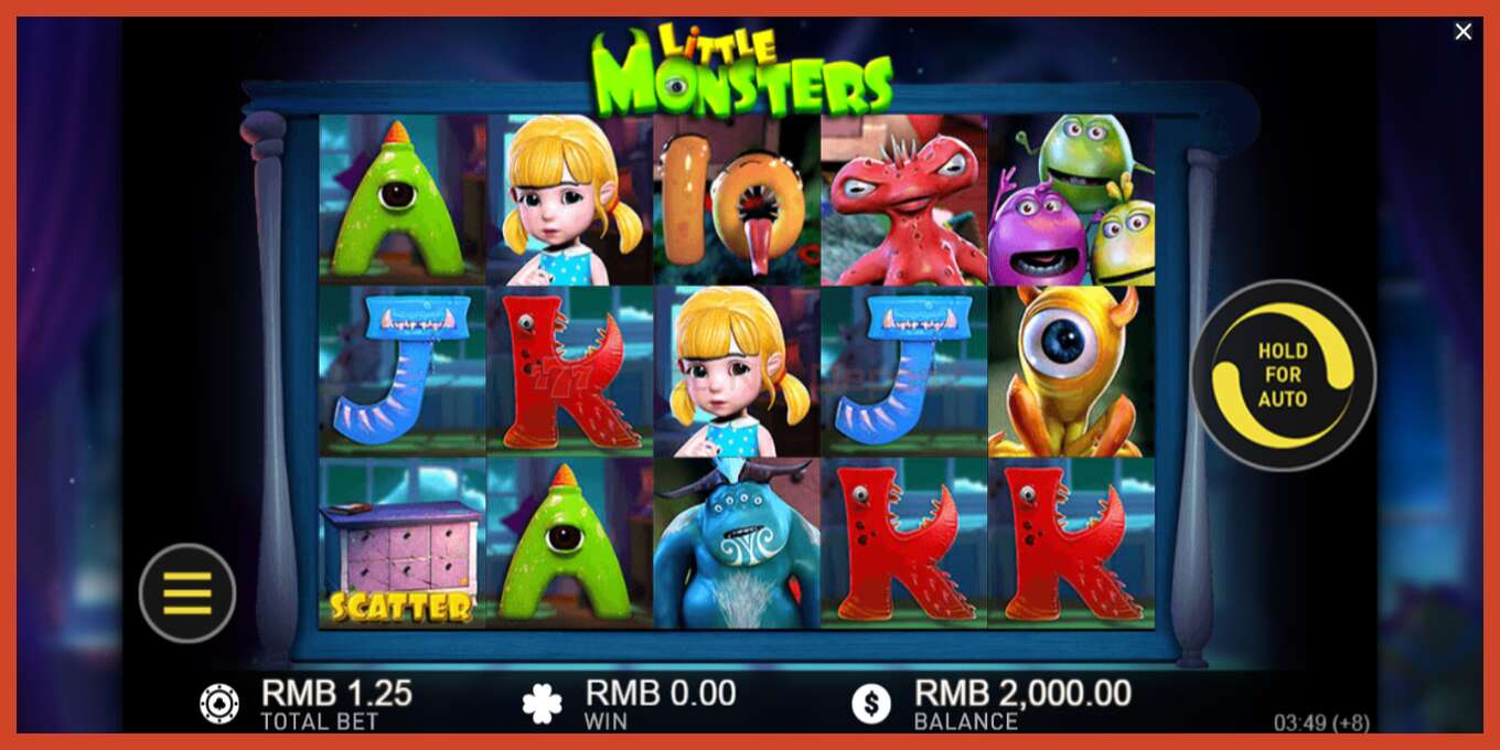 Slot screenshot: Little Monsters no deposit, number - 2