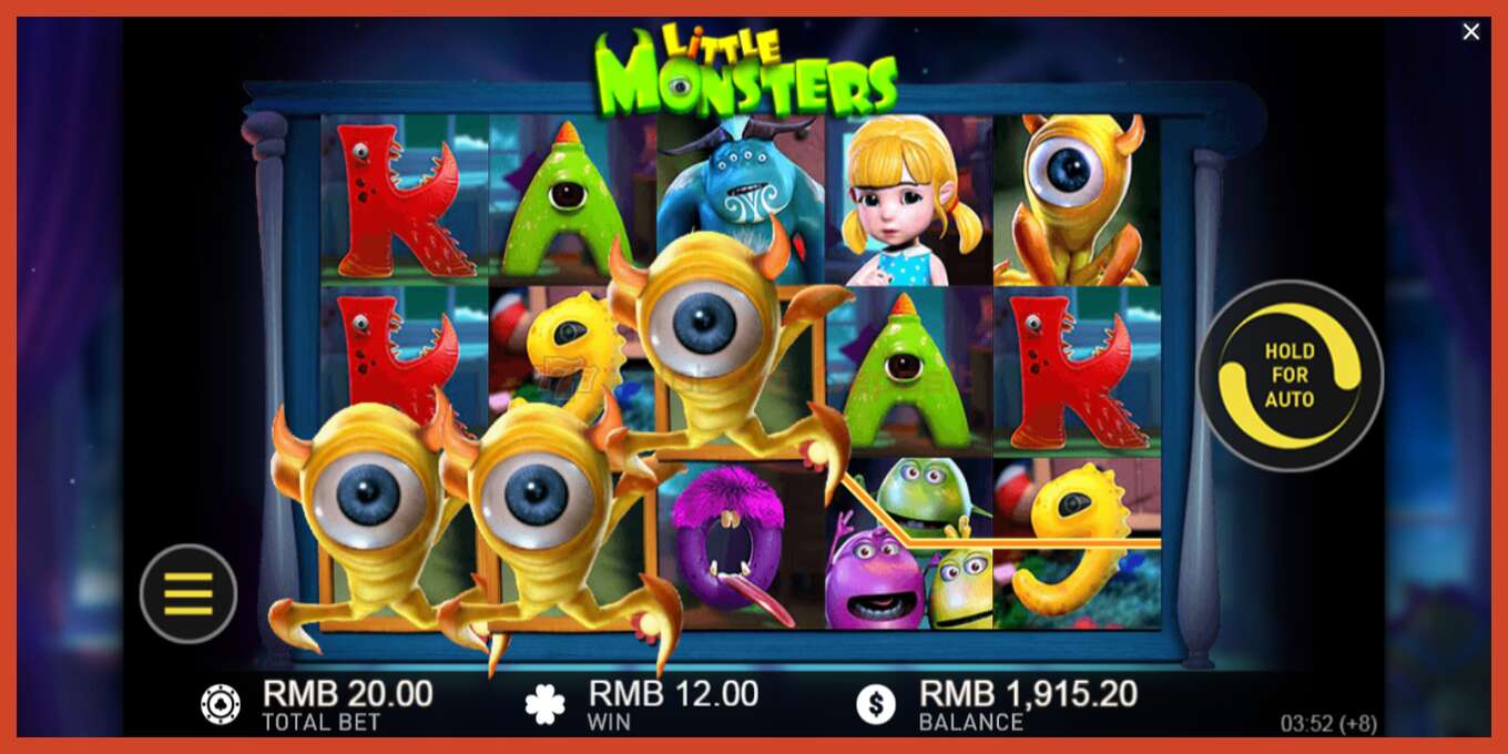 Slot screenshot: Little Monsters no deposit, number - 4