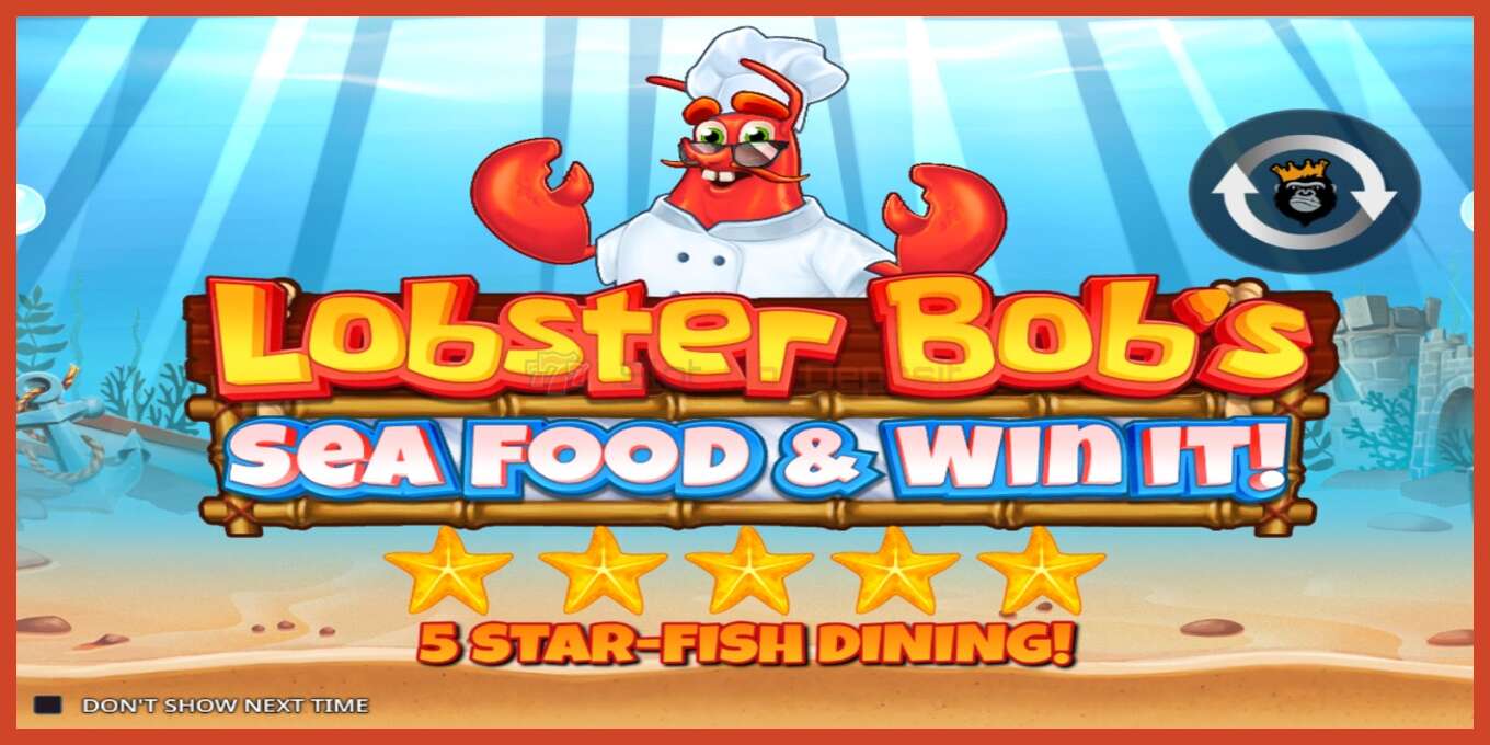 老虎机截图: Lobster Bobs Sea Food & Win It 没有押金, 数字 - 1