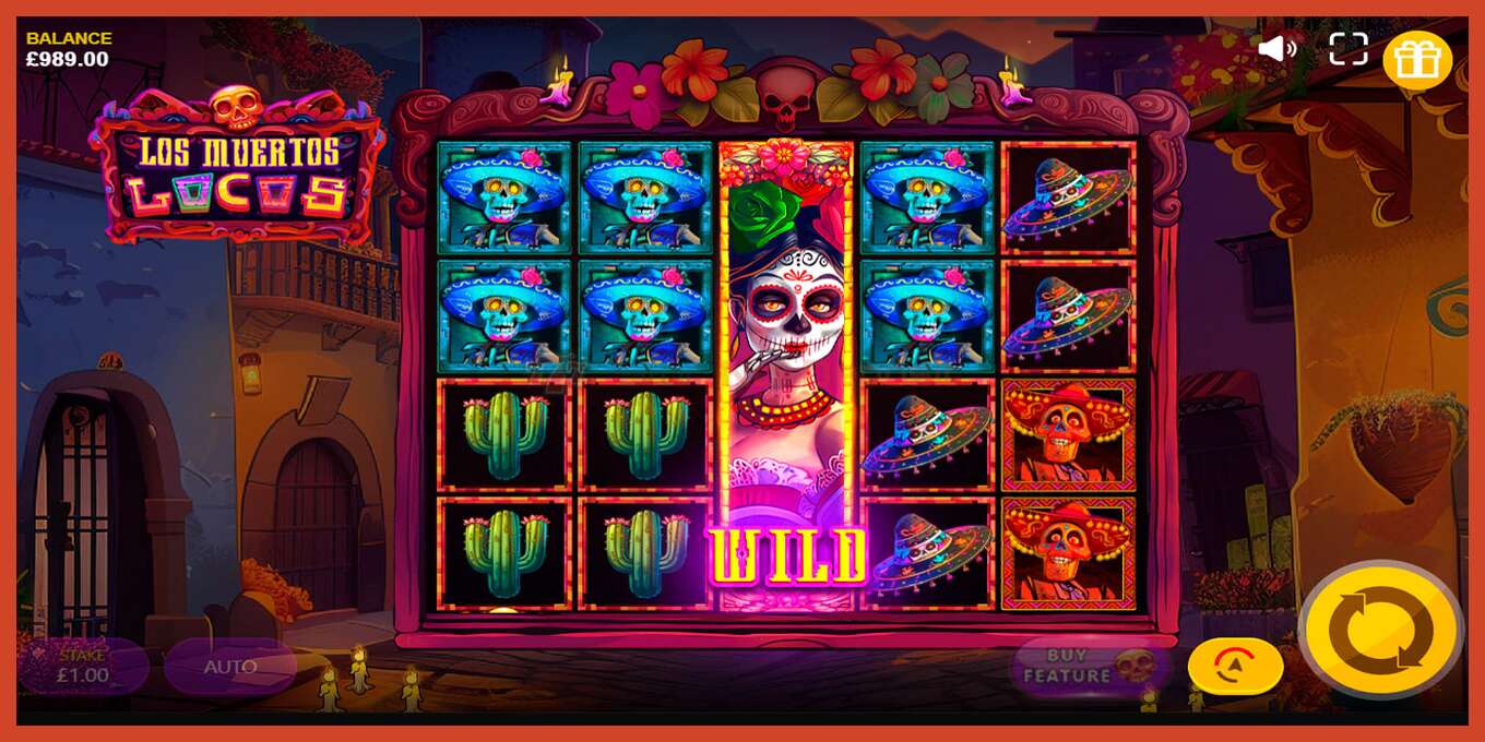 Tangkapan skrin slot: Los Muertos Locos tiada deposit, nombor - 2