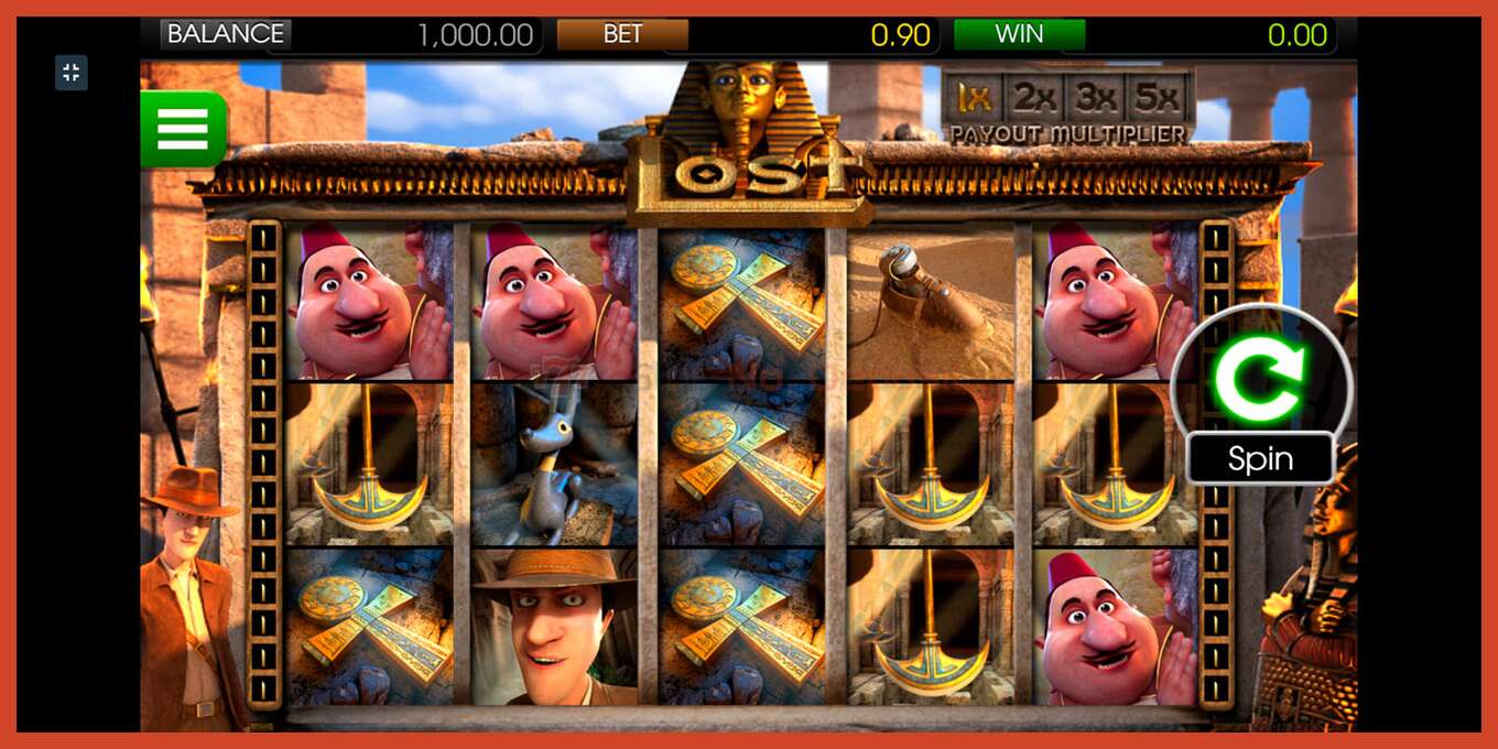 Slot screenshot: Lost no deposit, number - 1