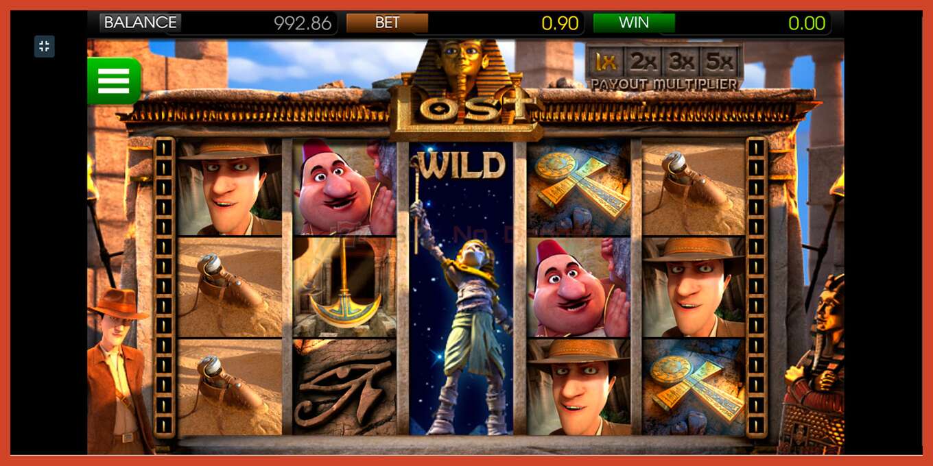 Slot screenshot: Lost no deposit, number - 4