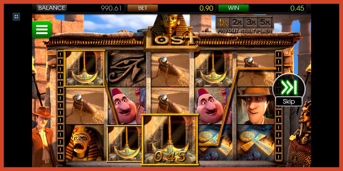 Slot screenshot: Lost no deposit, number - 5