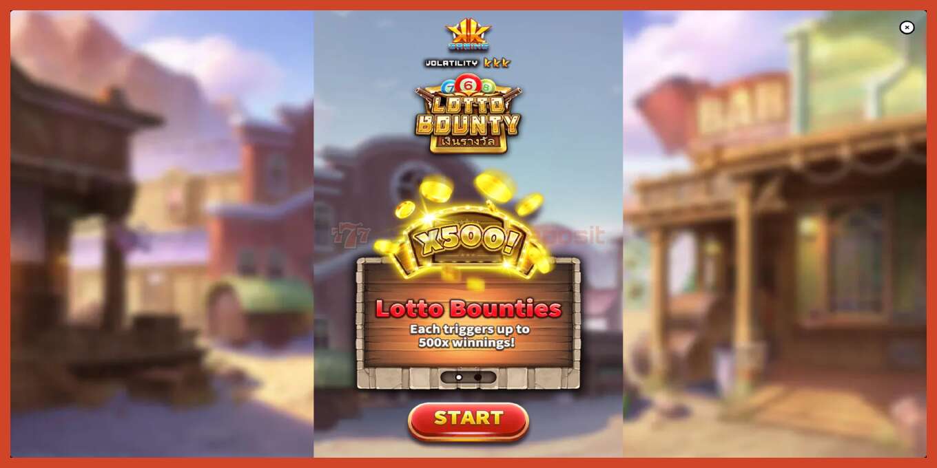 Slot screenshot: Lotto Bounty no deposit, number - 1