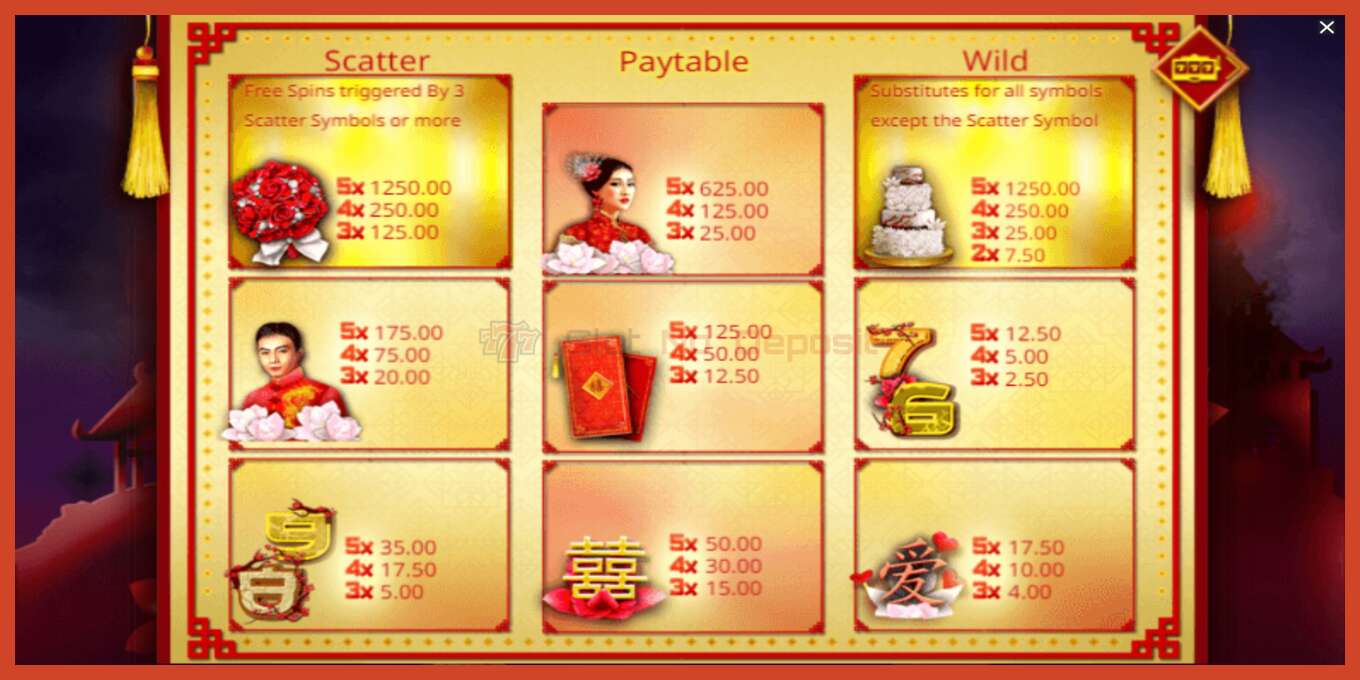 Slot screenshot: Lotus Love no deposit, number - 6