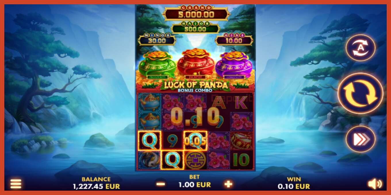 Tangkapan layar slot: Luck of Panda Bonus Combo tidak ada setoran, nomor - 3