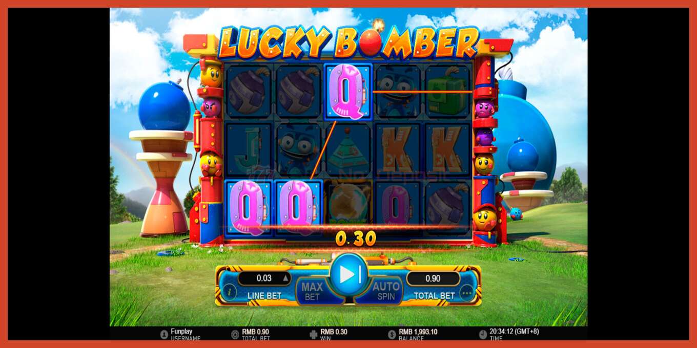 Slot screenshot: Lucky Bomber no deposit, number - 5