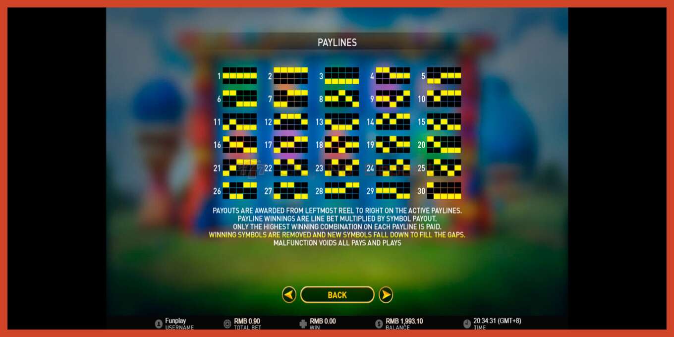 Slot screenshot: Lucky Bomber no deposit, number - 7