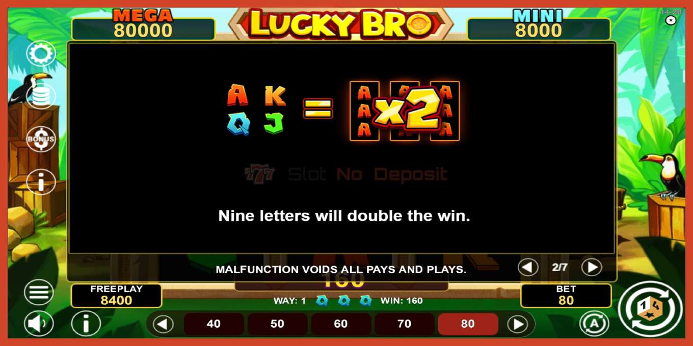 Slot screenshot: Lucky Bro Hold & Win no deposit, number - 6