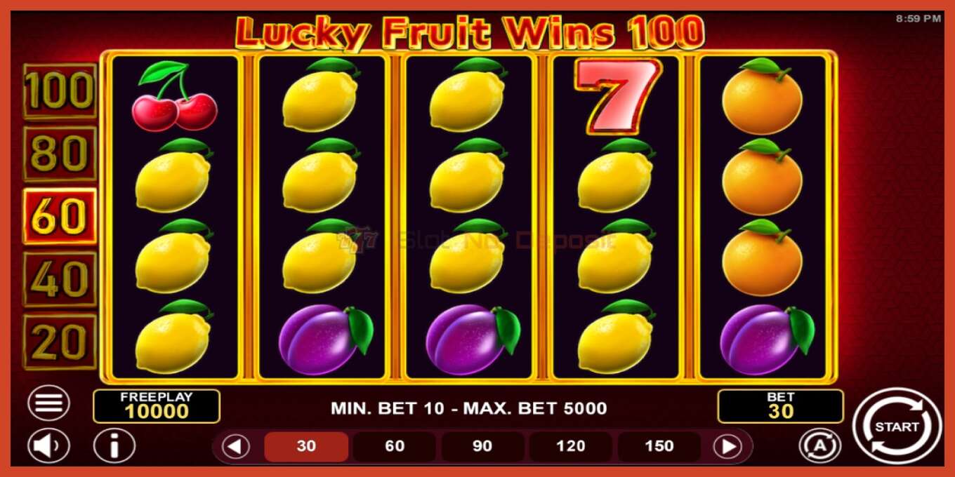 Slot skrinshoti: Lucky Fruit Wins 100 depozit yoq, raqam - 1