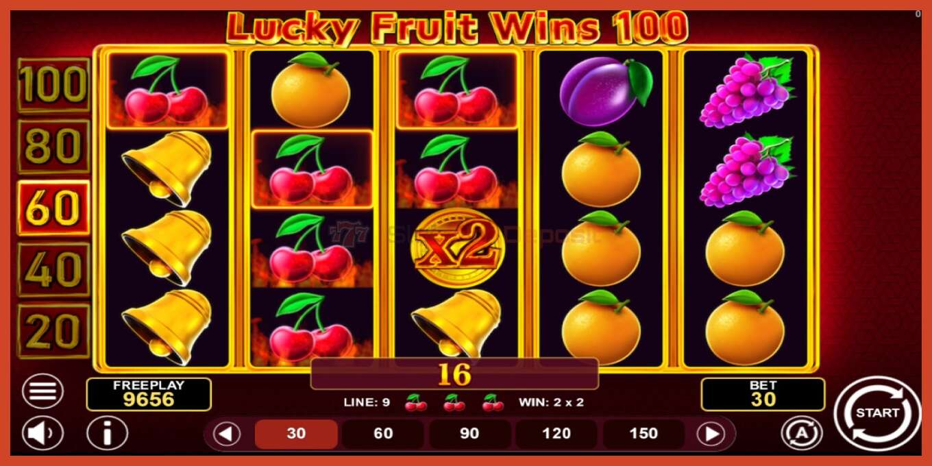 Slot skrinshoti: Lucky Fruit Wins 100 depozit yoq, raqam - 2