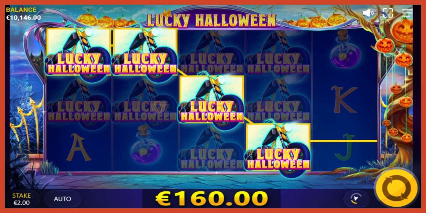 Slot screenshot: Lucky Halloween no deposit, number - 3