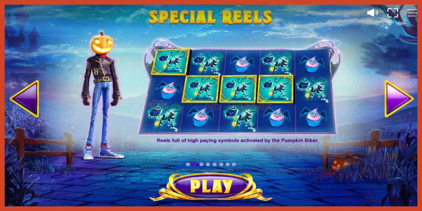 Slot screenshot: Lucky Halloween no deposit, number - 4