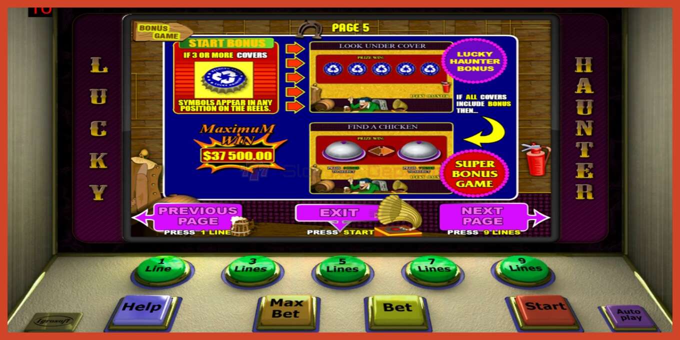 Slot screenshot: Lucky Haunter hakuna amana, nambari - 6