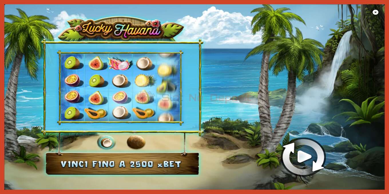 Slot screenshot: Lucky Havana bez depozita, broj - 1