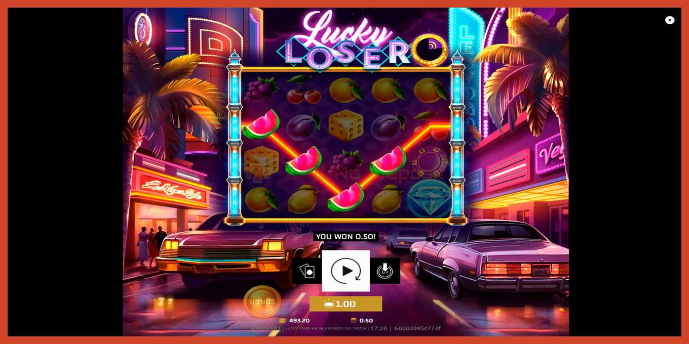 Slot screenshot: Lucky Loser bez depozita, broj - 3