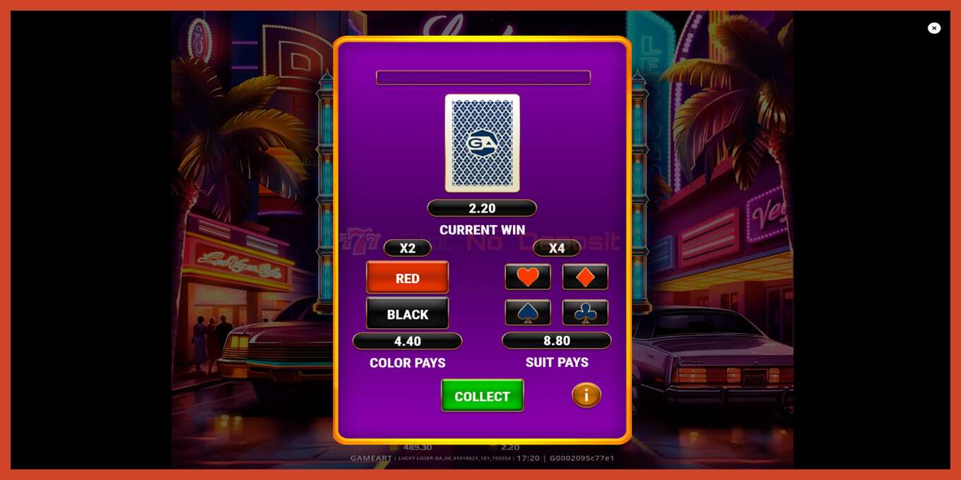 Slot screenshot: Lucky Loser no deposit, number - 5