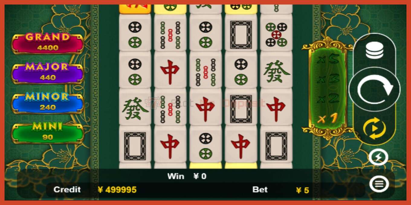 Slot screenshot: Lucky Mahjong Box no deposit, number - 1