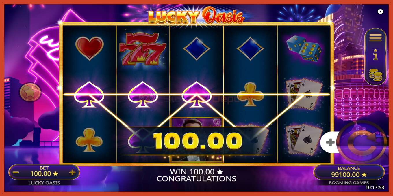 Captura de pantalla do slot: Lucky Oasis sen depósito, número - 3