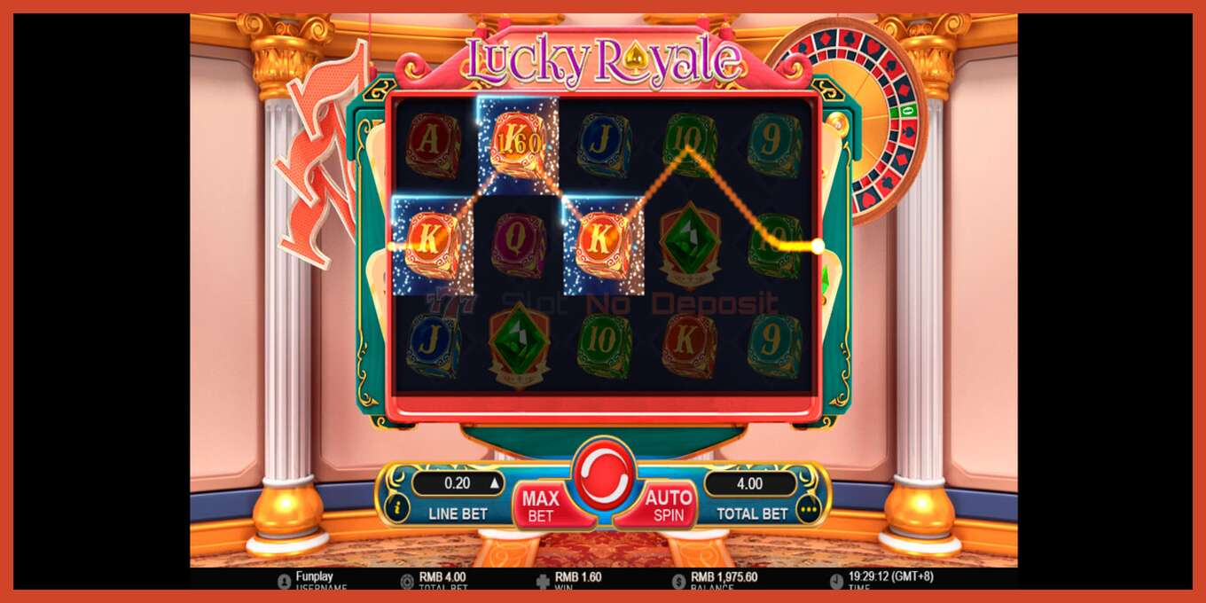 Tangkapan skrin slot: Lucky Royale tiada deposit, nombor - 2