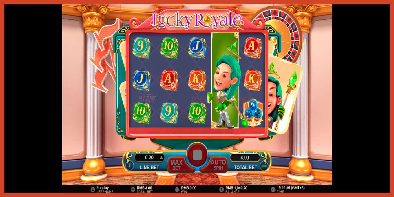 Tangkapan skrin slot: Lucky Royale tiada deposit, nombor - 3