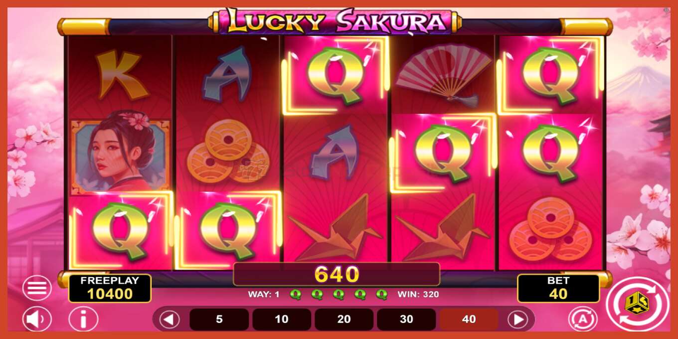 Скриншот слота: Lucky Sakura Win Spins без депозита, номер - 3