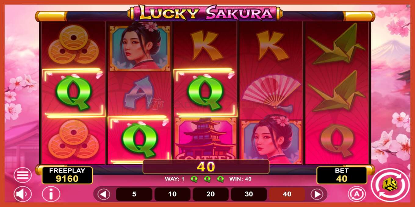 Скриншот слота: Lucky Sakura Win Spins без депозита, номер - 4