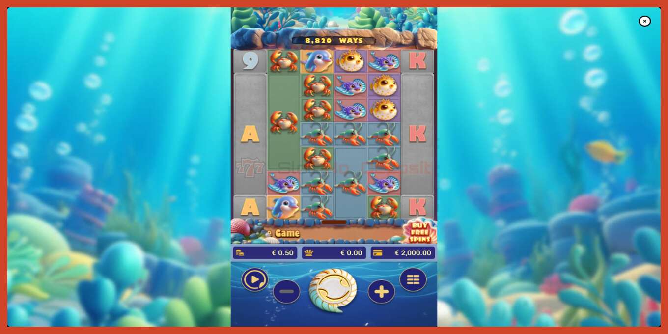 Slot screenshot: Lucky Twin Sea no deposit, number - 2