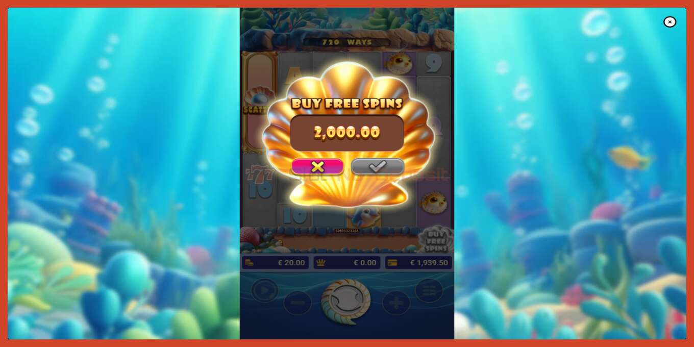 Slot screenshot: Lucky Twin Sea no deposit, number - 3