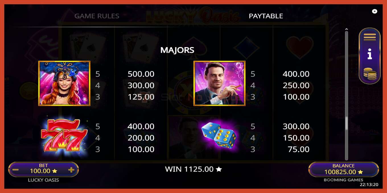 Captura de pantalla do slot: Macao Riches sen depósito, número - 6