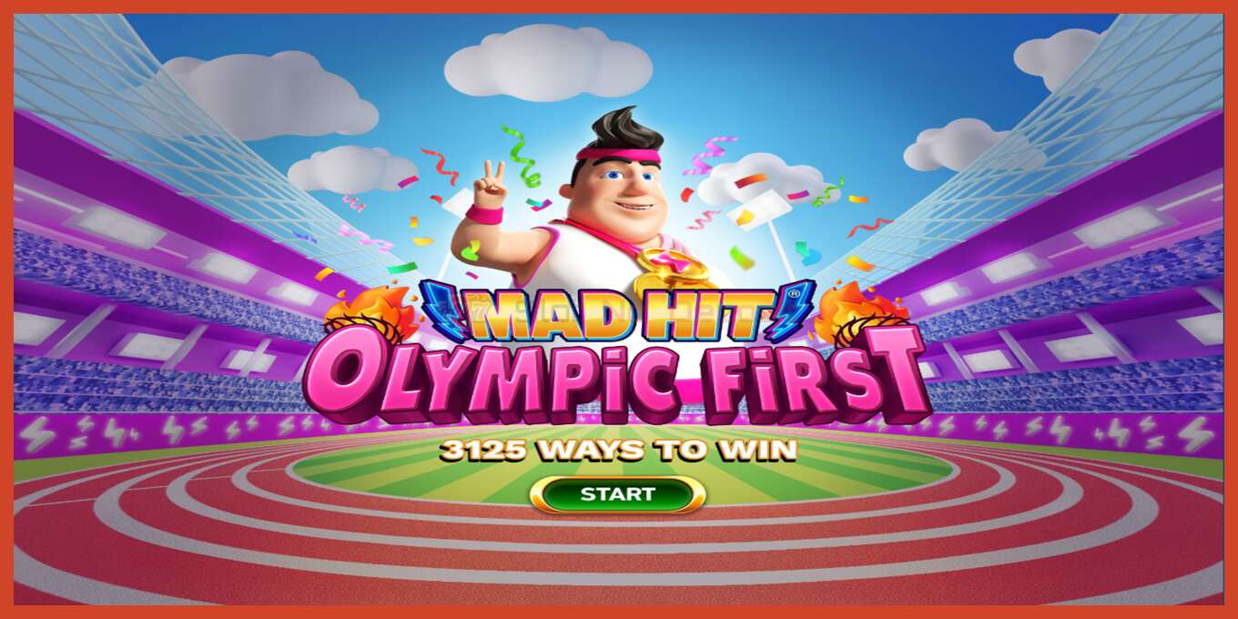 Slot screenshot: Mad Hit Olympic First no deposit, number - 1