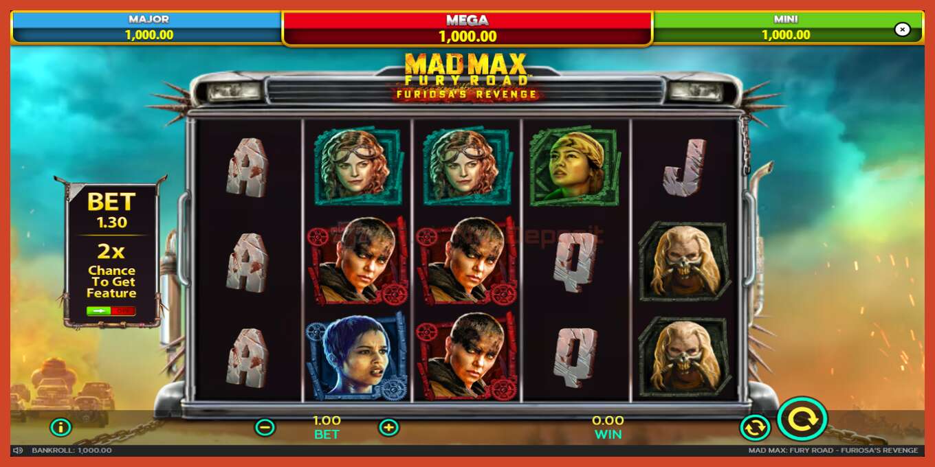 Slot screenshot: Mad Max: Fury Road - Furiosas Revenge no deposit, number - 2