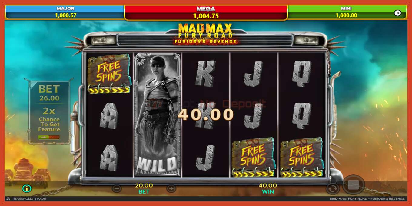 Slot screenshot: Mad Max: Fury Road - Furiosas Revenge no deposit, number - 4