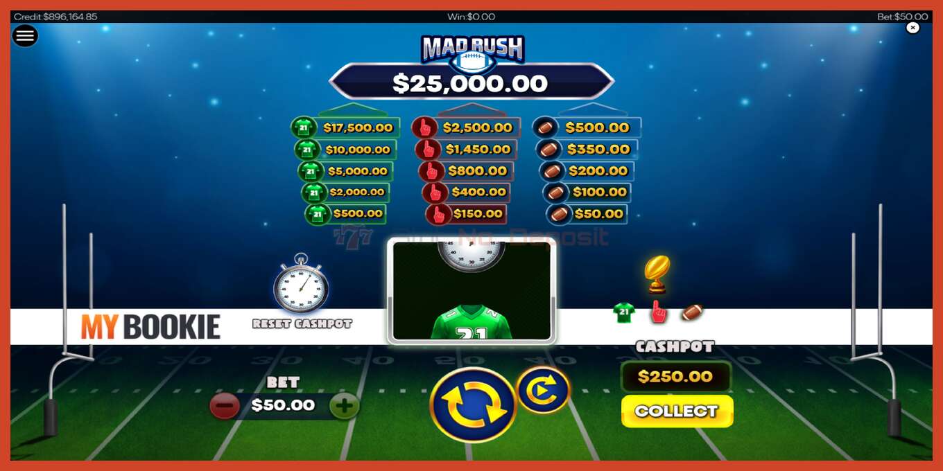 Slot screenshot: Mad Rush no deposit, number - 2