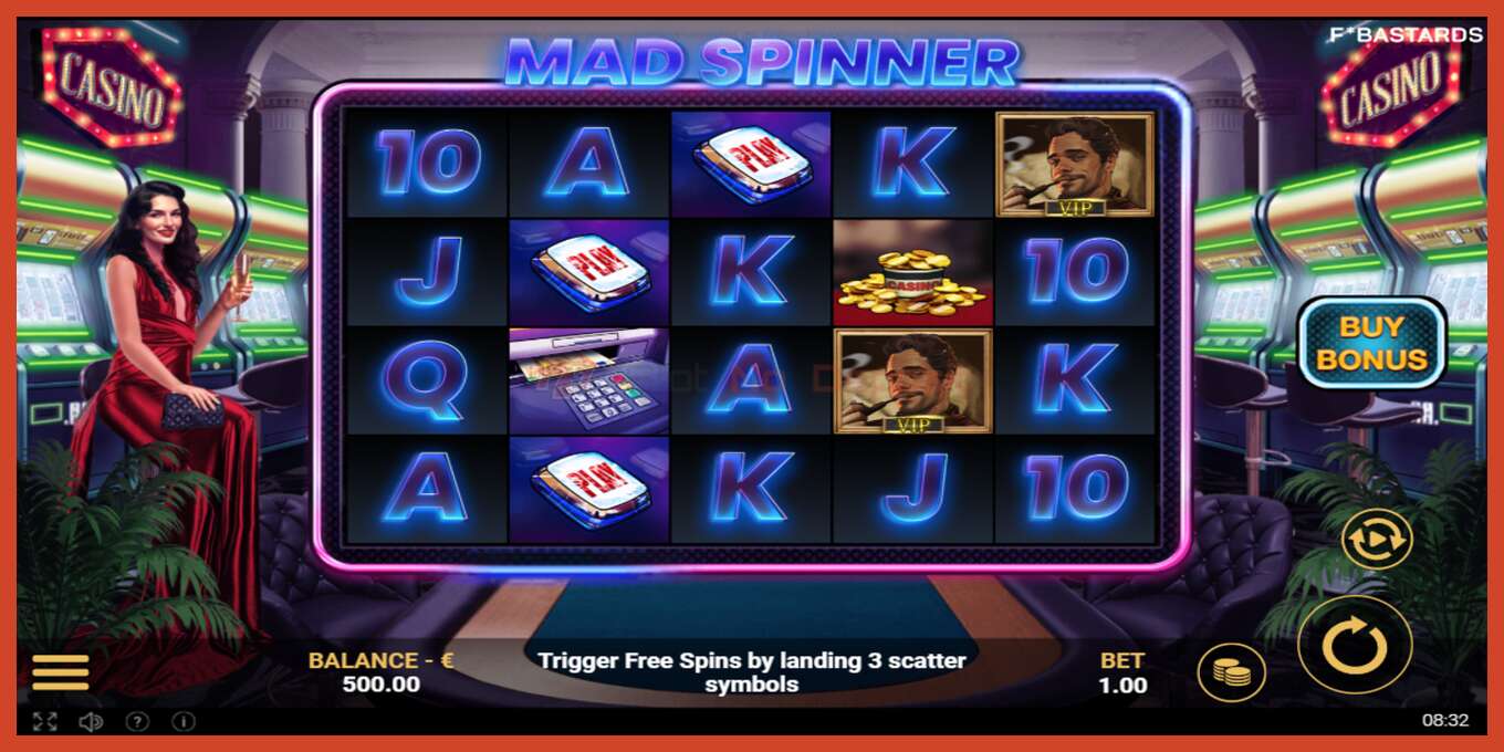 Slot screenshot: Mad Spinner hakuna amana, nambari - 2