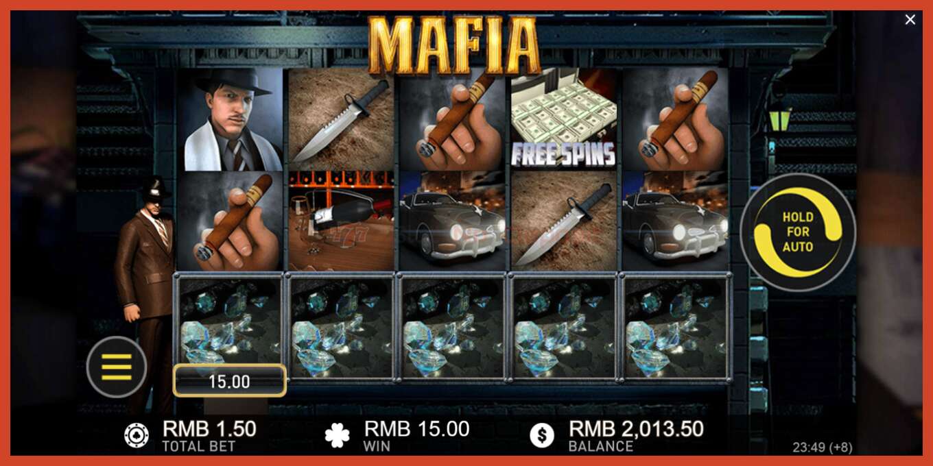 Slot screenshot: Mafia no deposit, number - 2