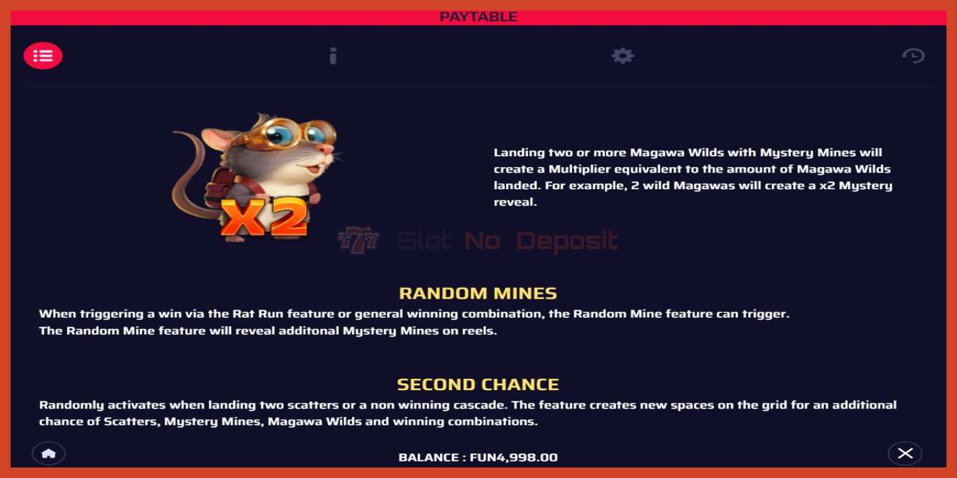 Captură de ecran pentru slot: Magawa VS Mines fara depozit, număr - 6