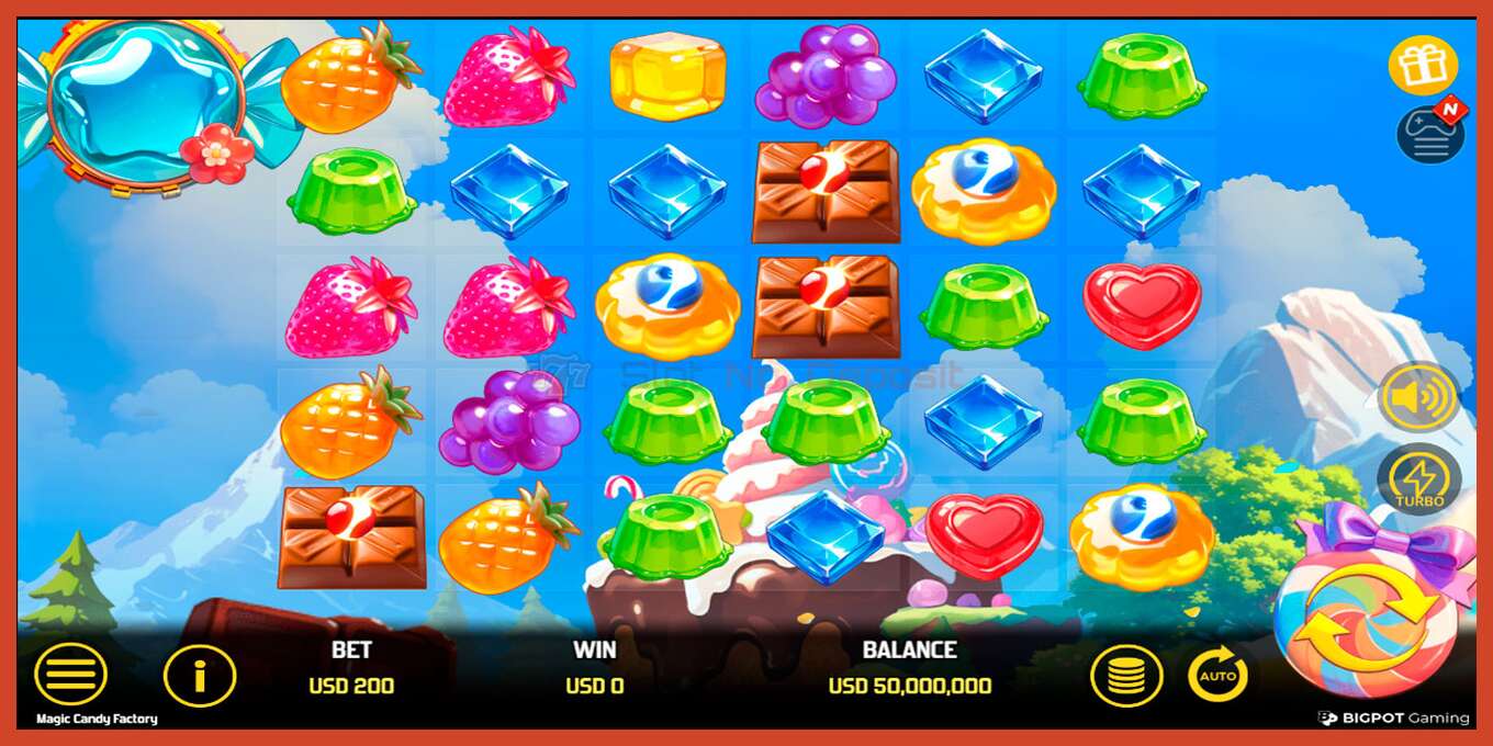 Slot-Screenshot: Magic Candy Factory keine anzahlung, nummer - 1