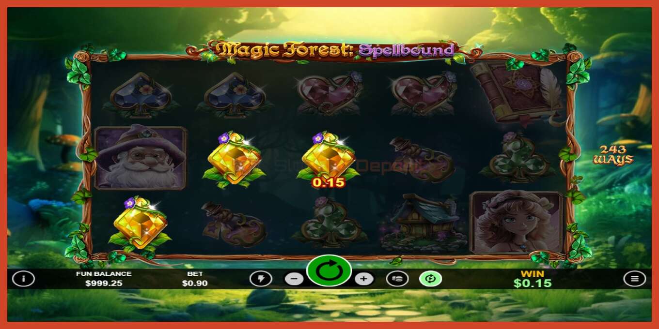 Schermafbeelding van slot: Magic Forest: Spellbound geen aanbetaling, nummer - 2