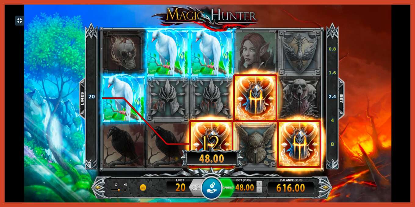 Slot screenshot: Magic Hunter no deposit, number - 3