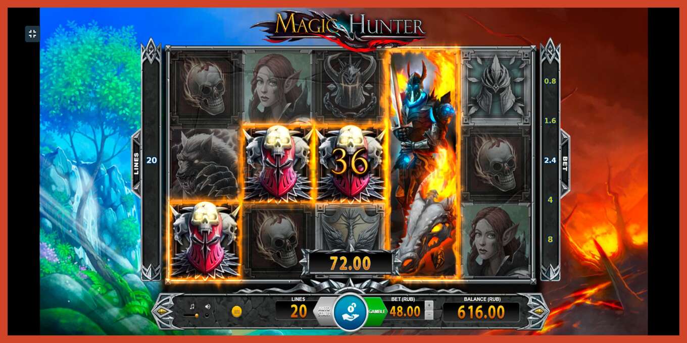 Slot screenshot: Magic Hunter no deposit, number - 4