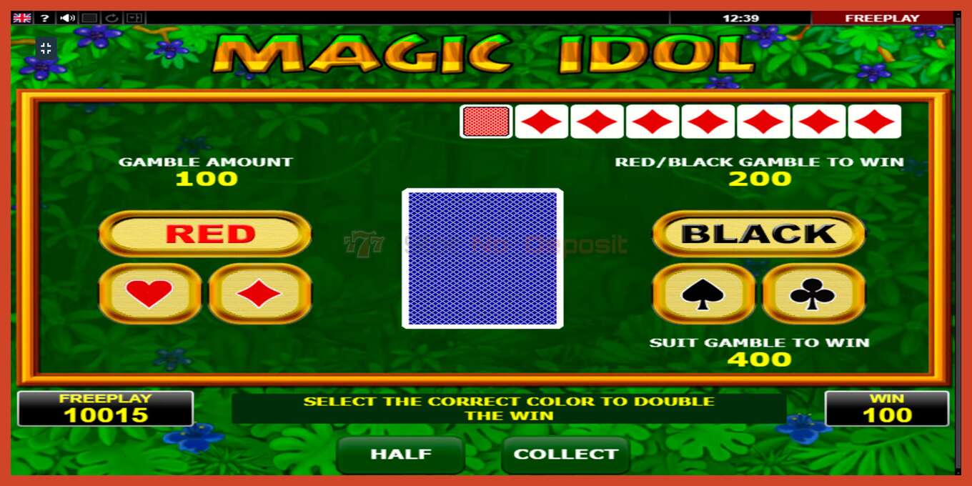 Slot screenshot: Magic Idol no deposit, number - 5