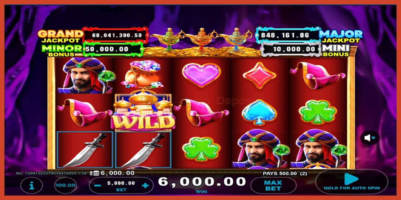 Slot screenshot: Magic Lamps no deposit, number - 4