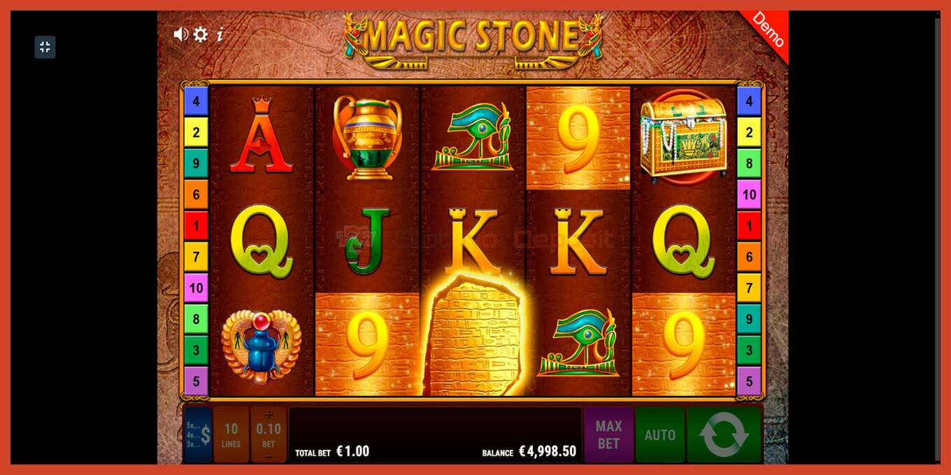 Slot screenshot: Magic Stone no deposit, number - 9