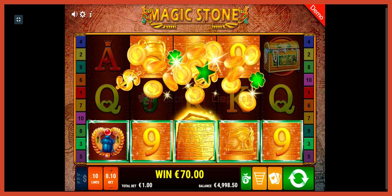 Slot screenshot: Magic Stone no deposit, number - 11