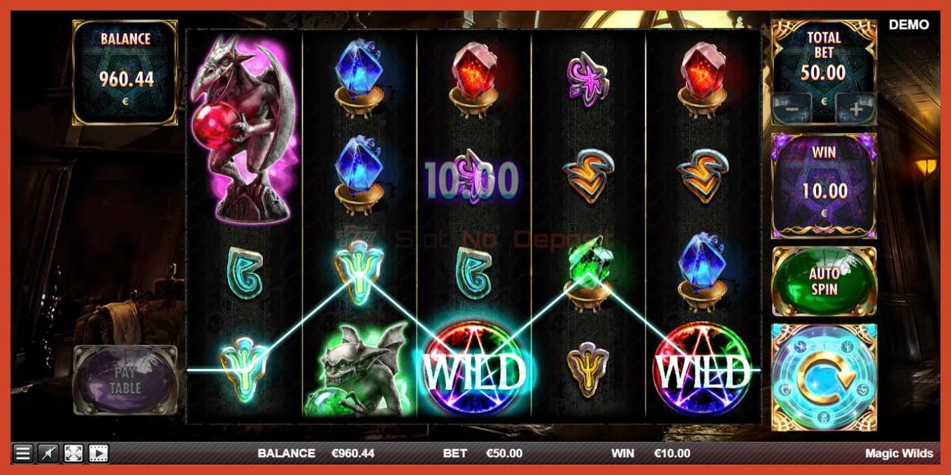 Tangkapan skrin slot: Magic Wilds tiada deposit, nombor - 4