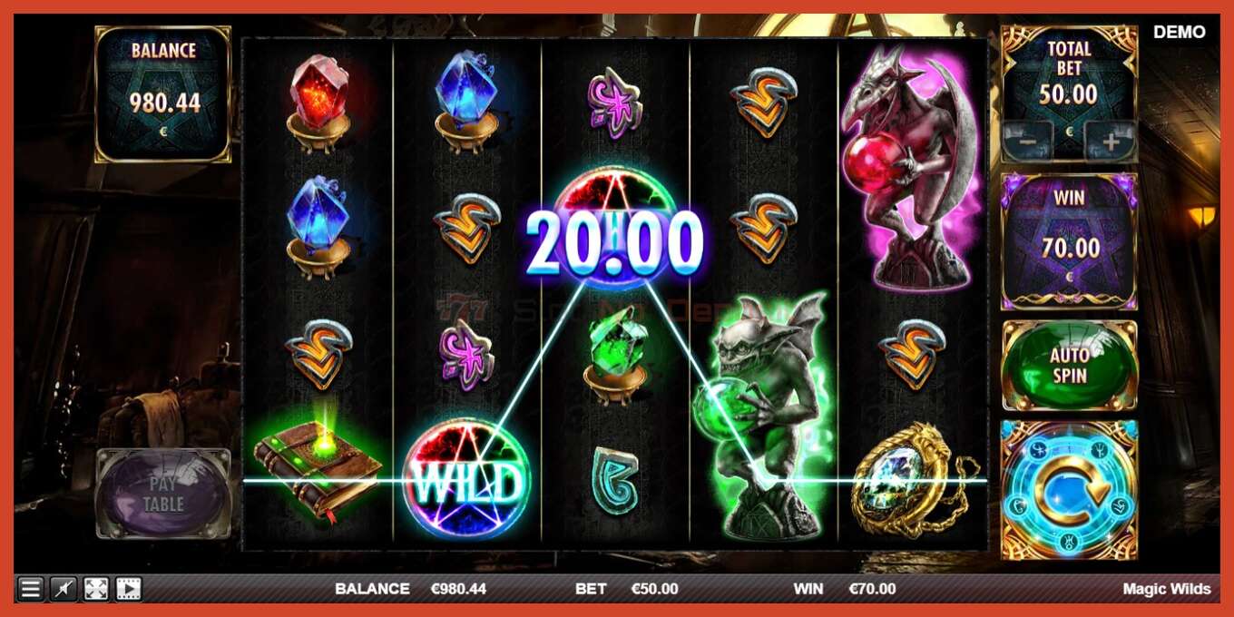 Slot screenshot: Magic Wilds no deposit, number - 5