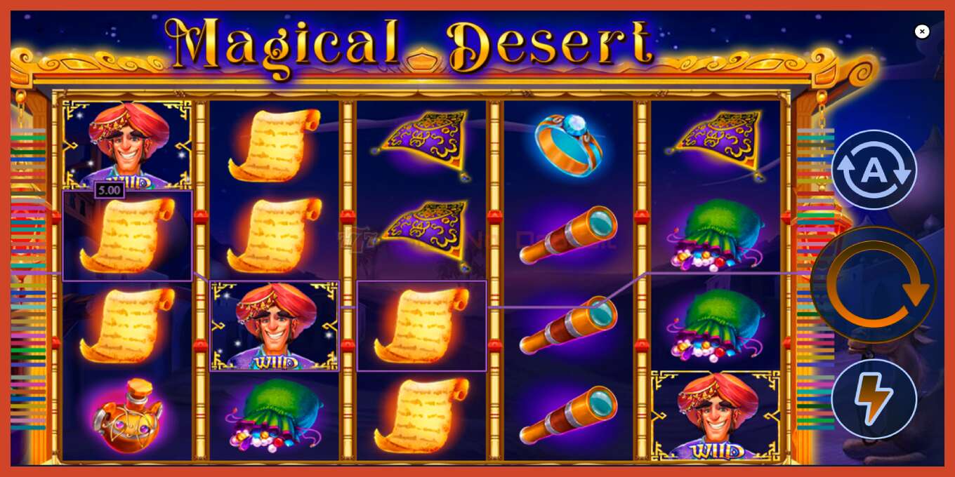 Slot තිර රුවක්: Magical Desert තැන්පතු නැත, අංකය - 3