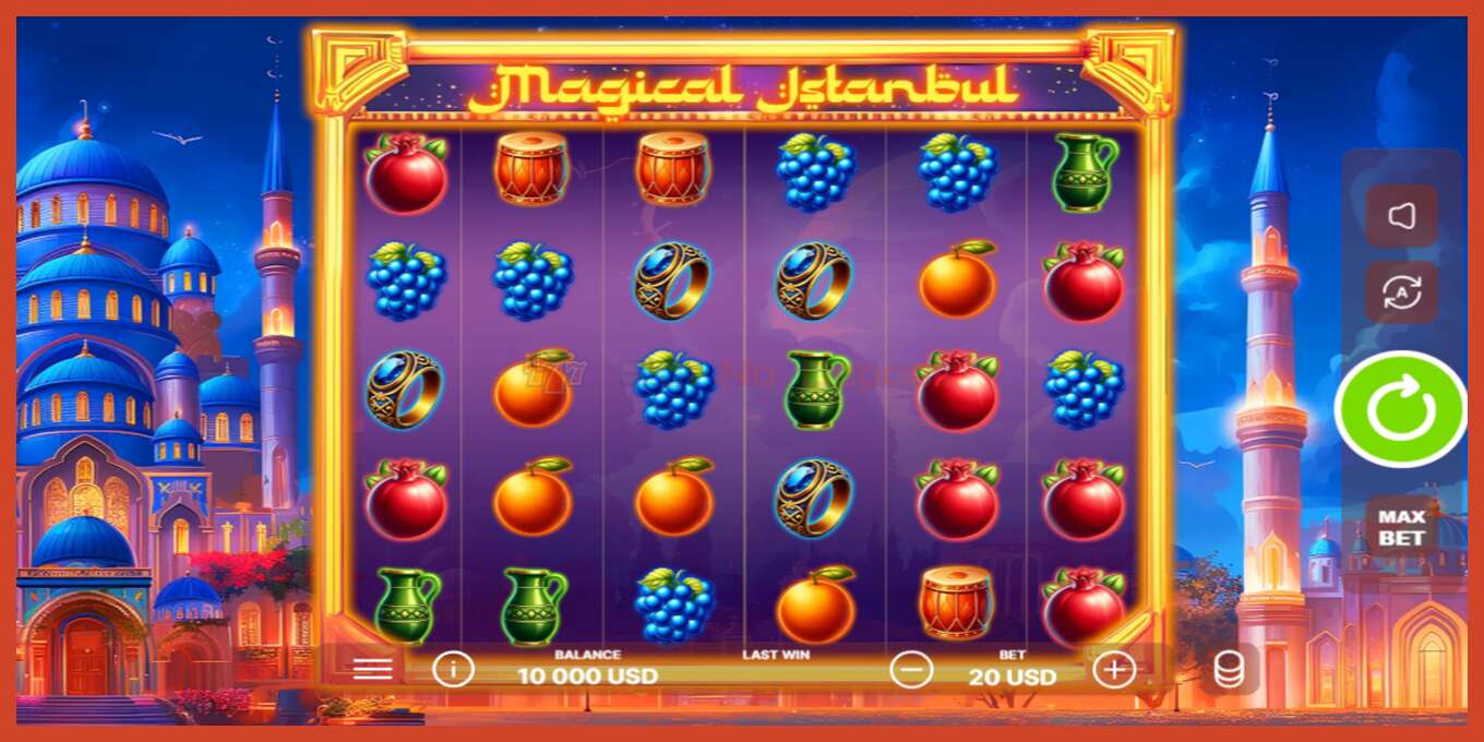 Slot screenshot: Magical Istanbul no deposit, number - 2