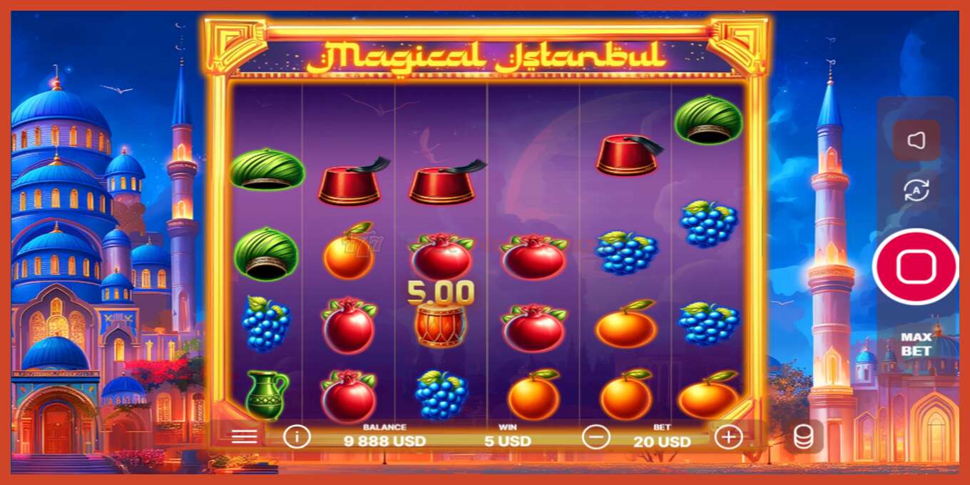 Slot screenshot: Magical Istanbul no deposit, number - 3